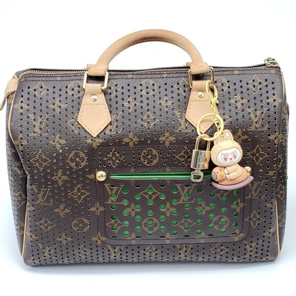 Authentic Louis Vuitton Lock & Key with Labubu Keychain, Keycharm - Picture 1 of 10
